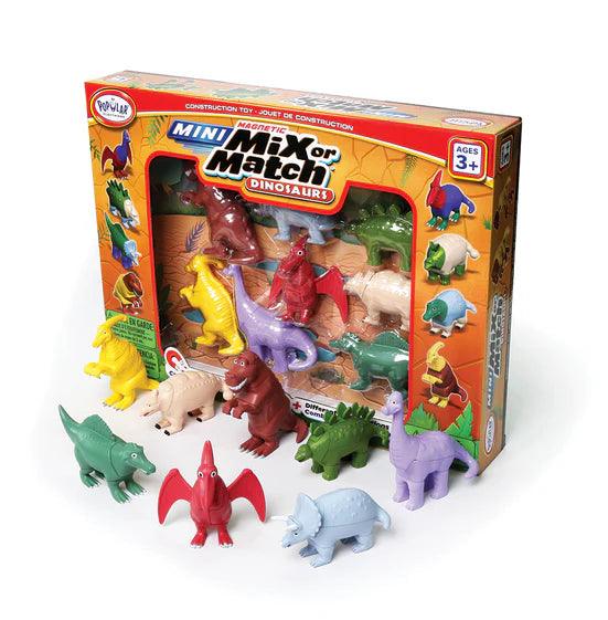 Popular Playthings - MINI Mix or Match Dinosaurs Deluxe (Bilingue)