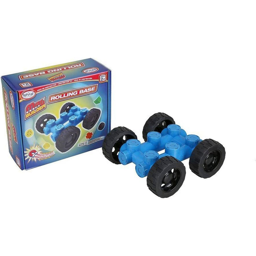 Popular Playthings - Mag Builder - Rolling Base (Bilingual)
