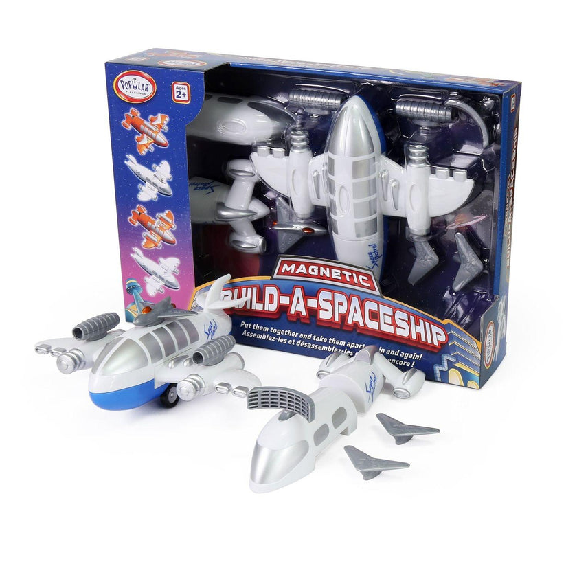 Popular Playthings - Magnetic Build - A - Spaceship (Bilingual) Assorted