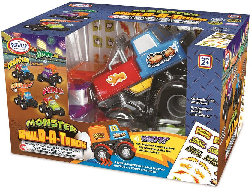 Popular Playthings - Magnetic Monster Build-A-Truck
