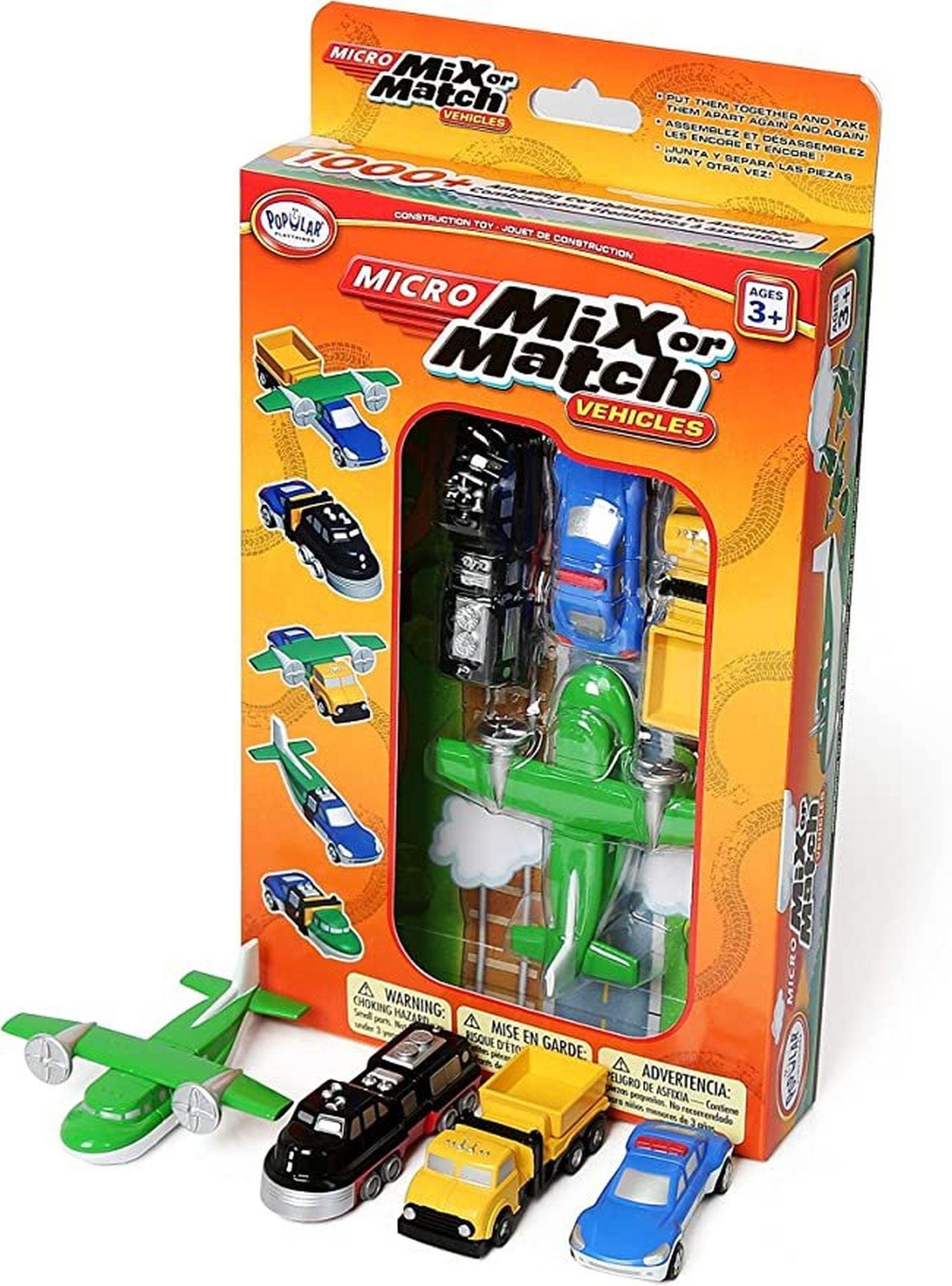 Popular Playthings - Micro Mix or Match Vehicles 2 (Bilingual)