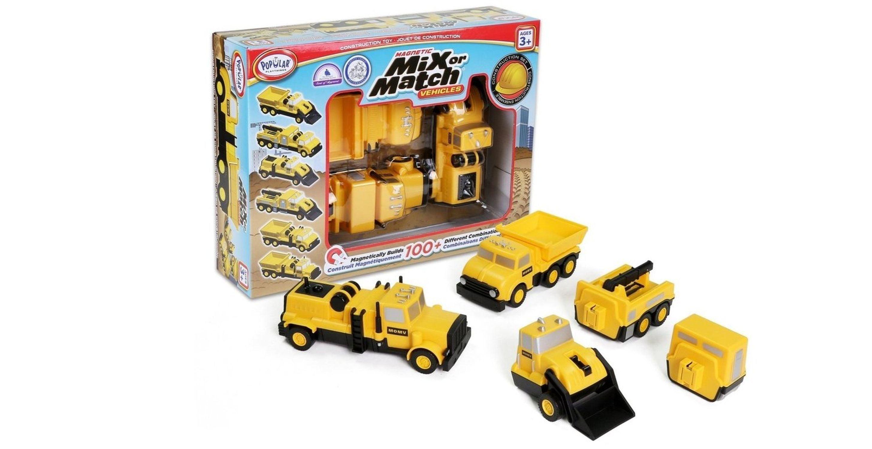 Popular Playthings - Mix or Match Vehicles Construction (Bilingual)