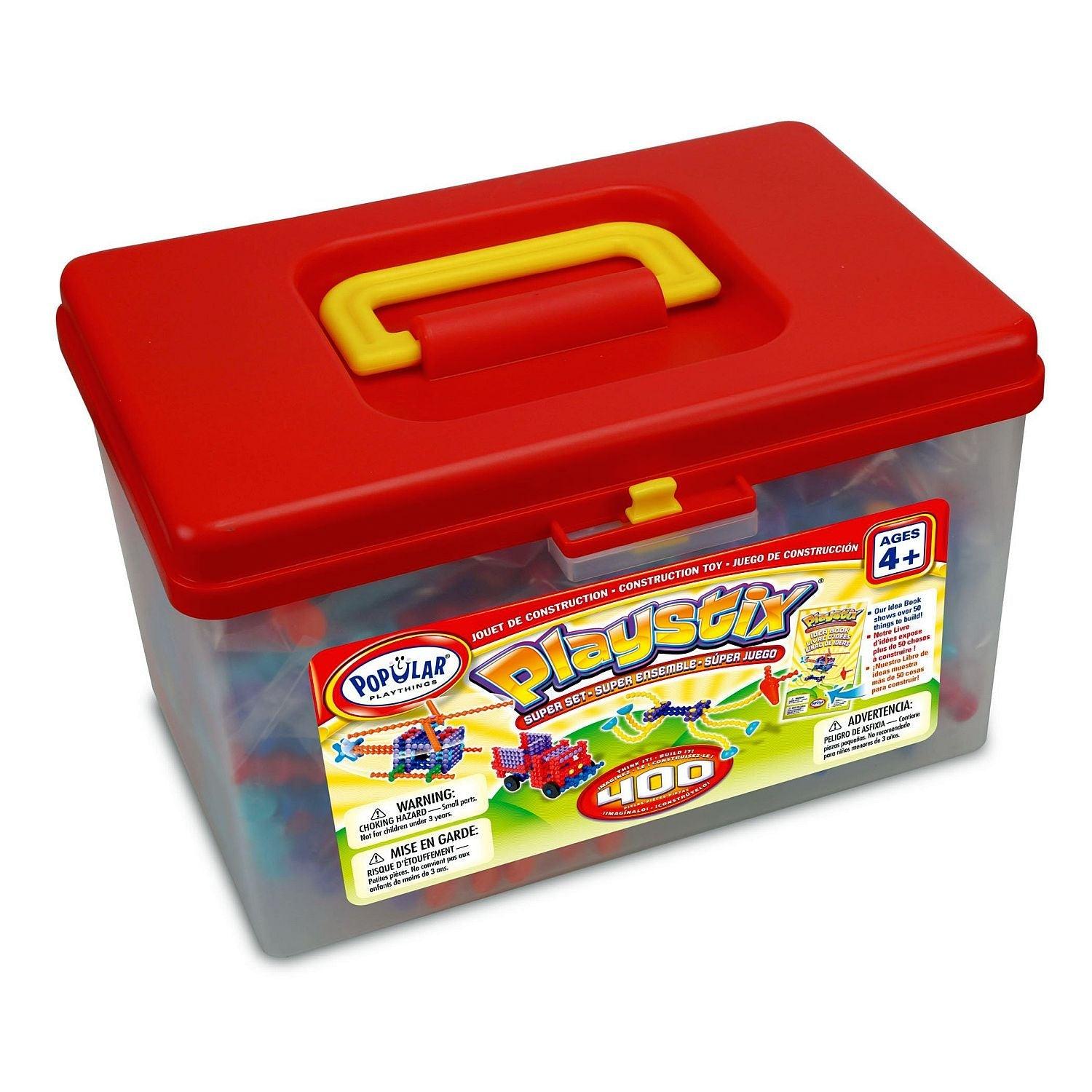 Popular Playthings - Playstix Super Set 400-Piece (Bilingual)