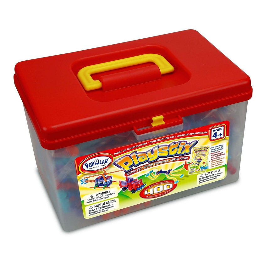Popular Playthings - Playstix Super Set 400-Piece (Bilingual)