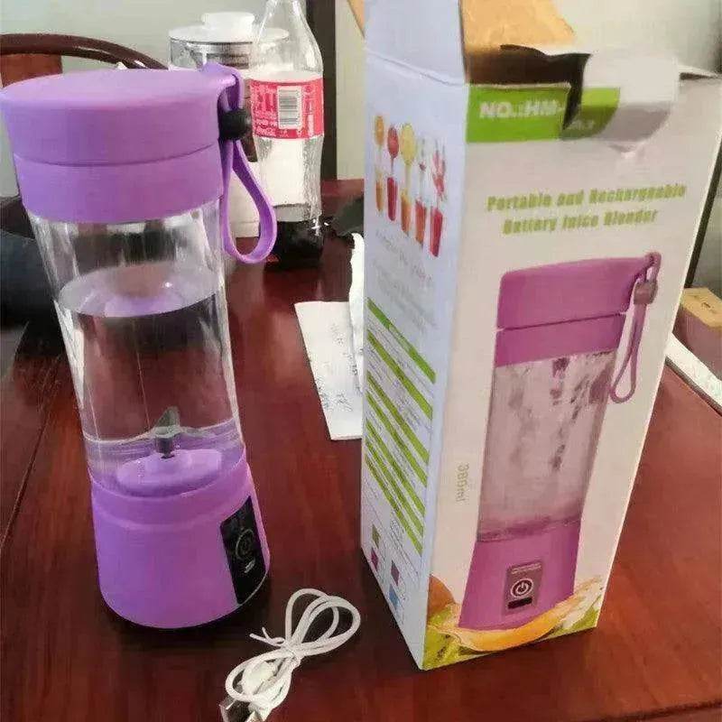 Portable Blender Cup with USB Rechargeable Mini Fruit Juice Mixer
