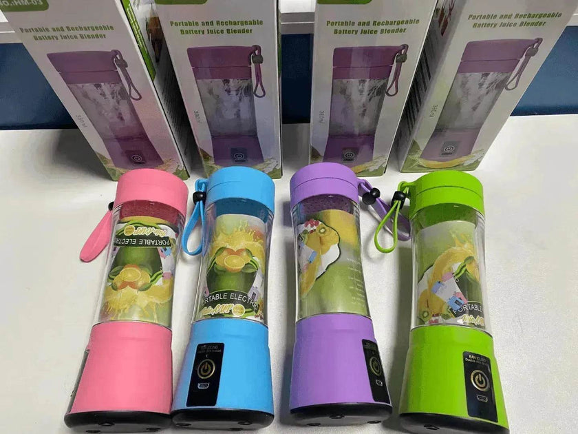 Portable Blender Cup with USB Rechargeable Mini Fruit Juice Mixer