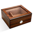Portable Cedar Wood Humidifying Moisturizing Cigar Box Humidor Case