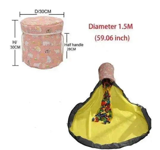 Portable Kids Toy Storage Bag