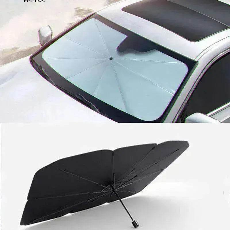 Portable Rain & Sun Umbrella: Super Strong SPF!