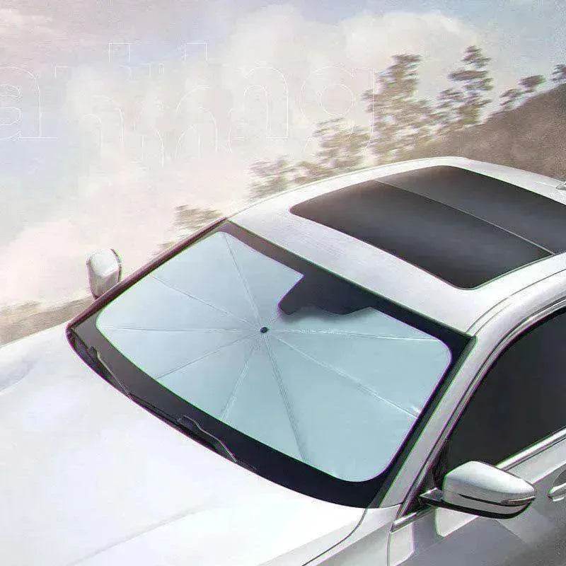 Portable Rain & Sun Umbrella: Super Strong SPF!