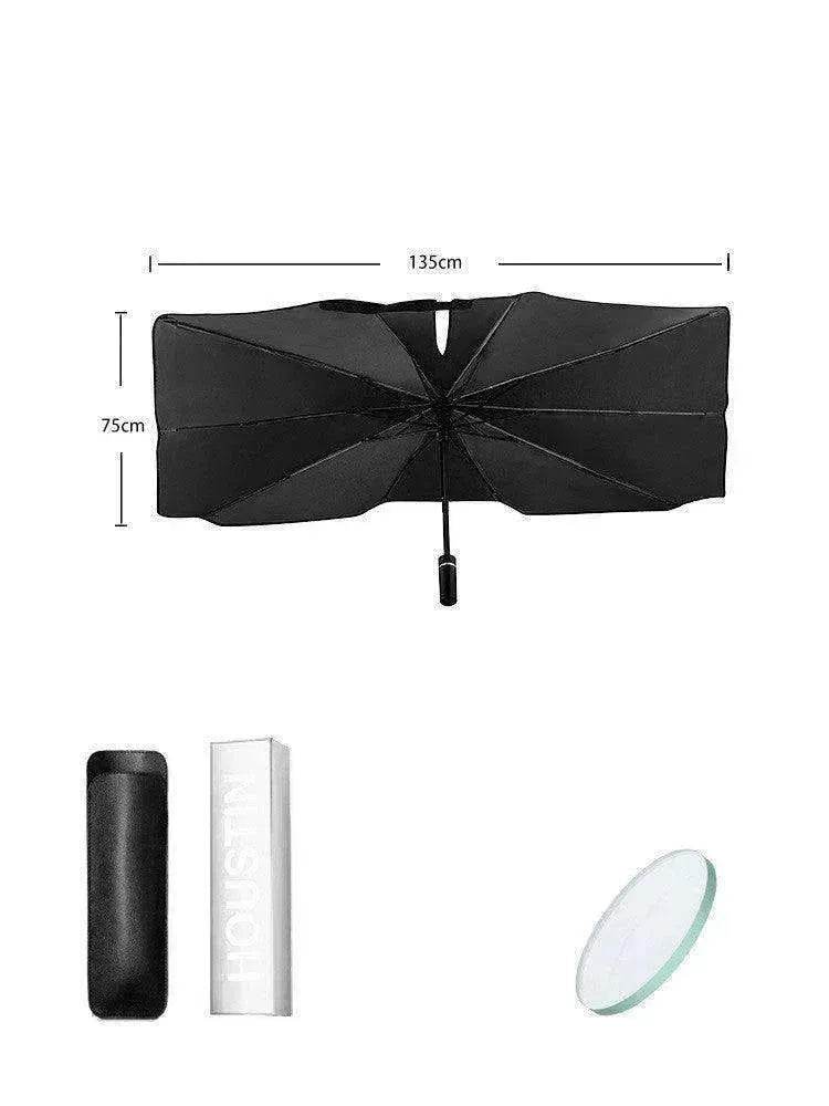 Portable Rain & Sun Umbrella: Super Strong SPF!