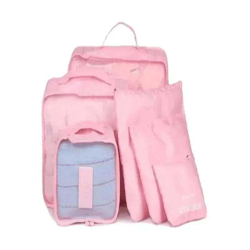Travel Luggage Packing Cubes Set – Lightweight Waterproof Organizer (6 Pieces)