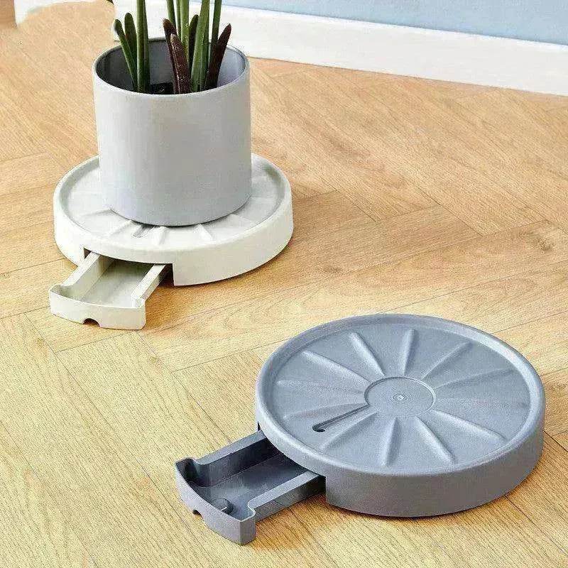 Portable Universal Flowerpot Tray Pulley Base