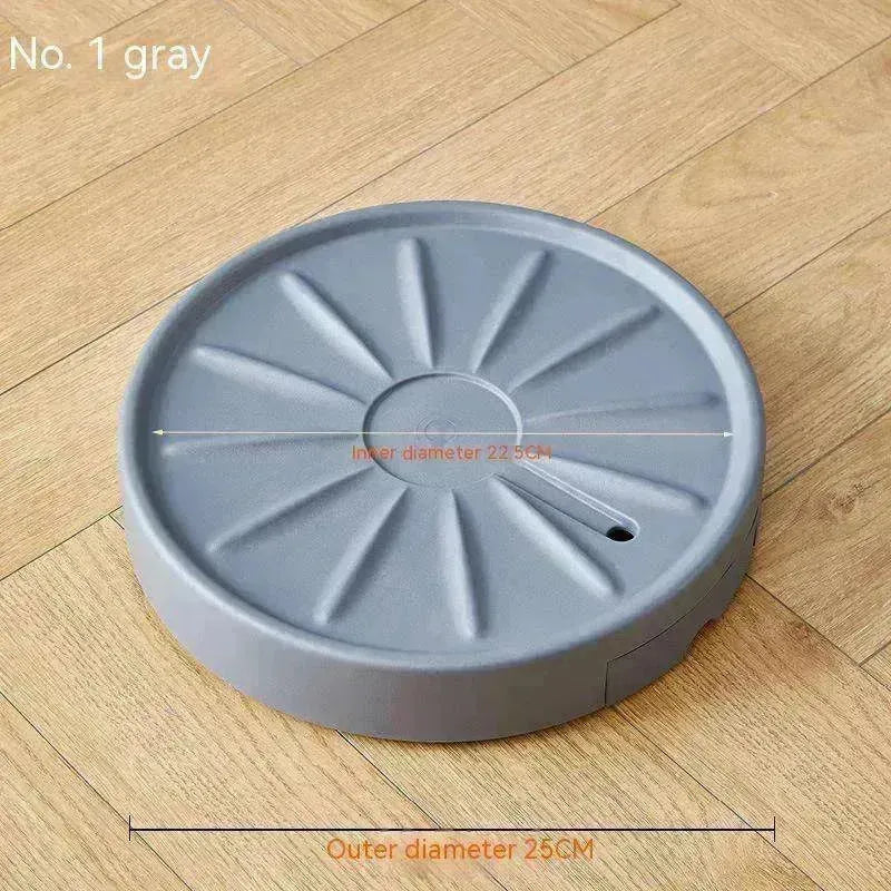 Portable Universal Flowerpot Tray Pulley Base
