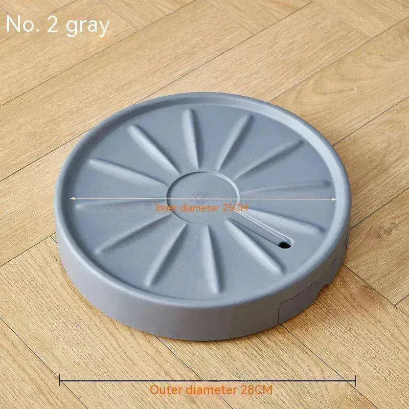 Portable Universal Flowerpot Tray Pulley Base