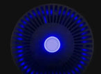 Portable desktop air purifier