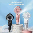 Portable on the go fan humidifier powered by USB