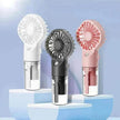 Portable on the go fan humidifier powered by USB
