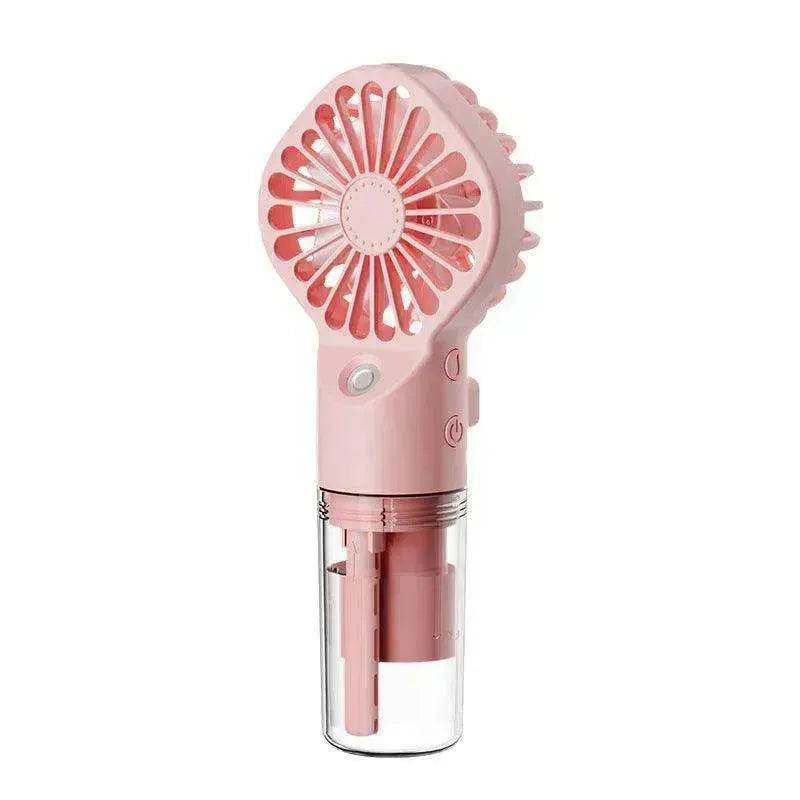 Portable on the go fan humidifier powered by USB