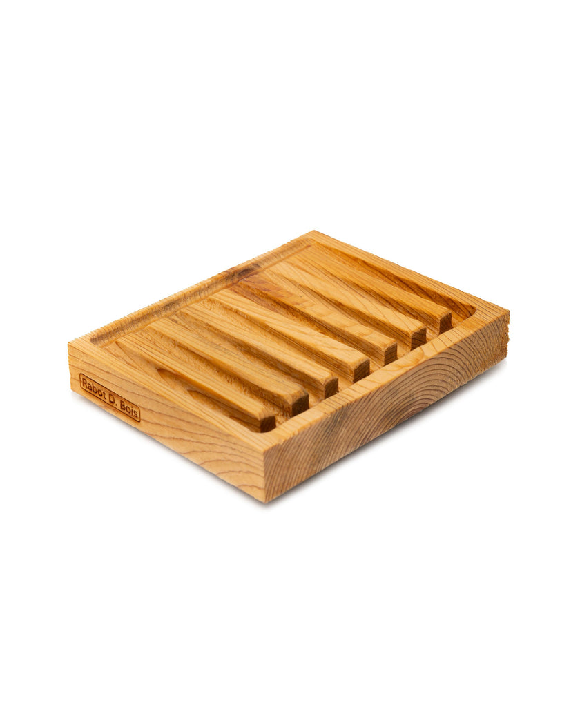 Porte-savon en bois le “D-Coulé