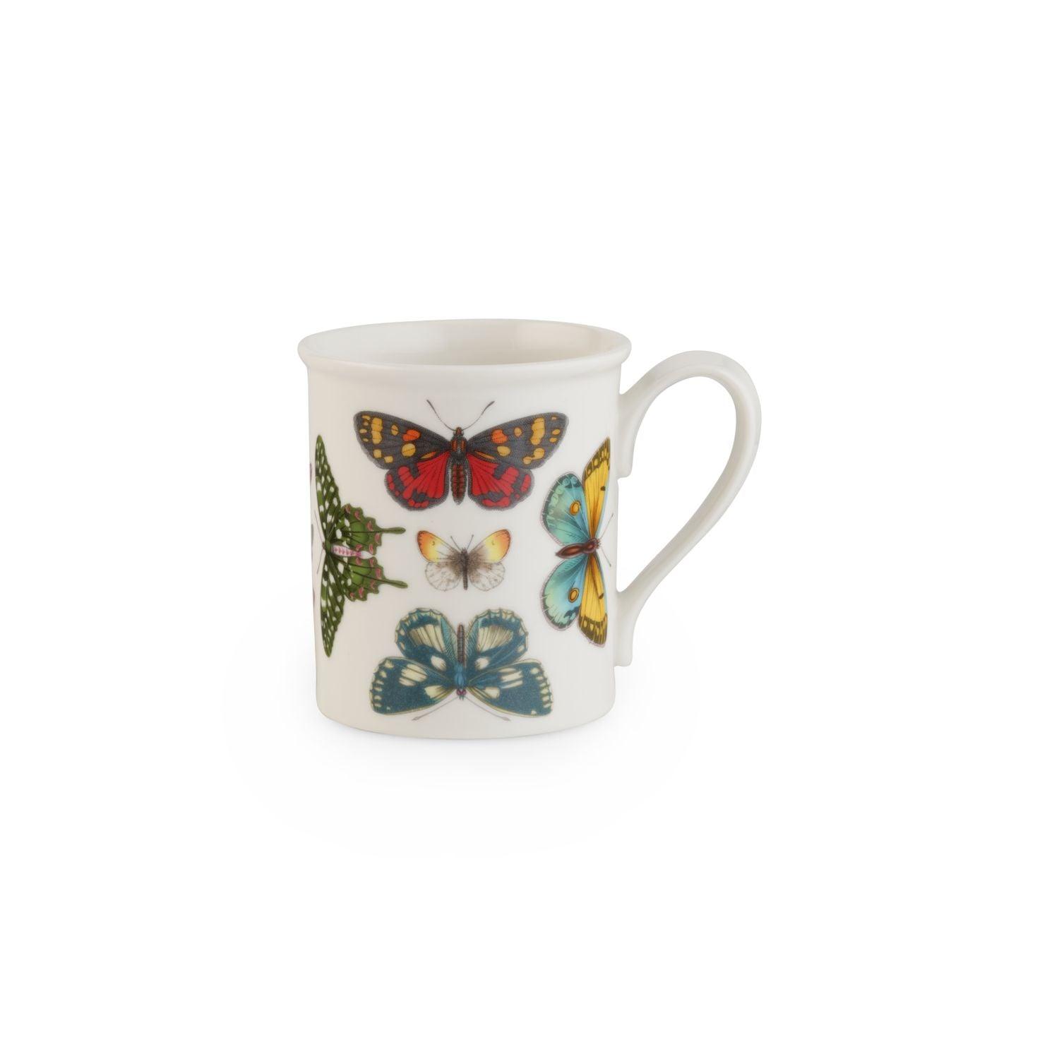 Portmeirion - Mug blanc Botanic Garden Harmony Accents (lot de 4) | 14 oz