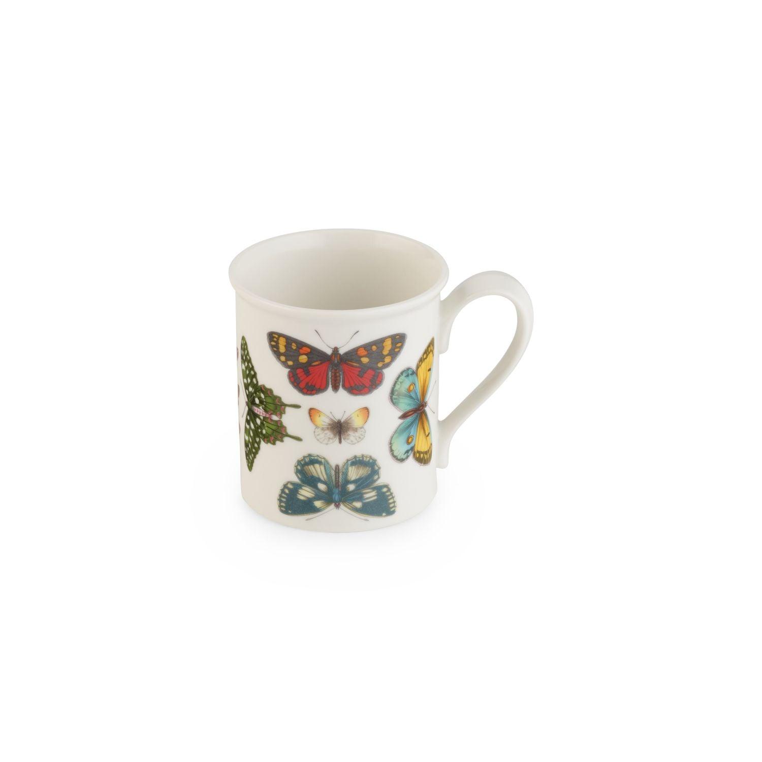 Portmeirion - Mug blanc Botanic Garden Harmony Accents (lot de 4) | 14 oz