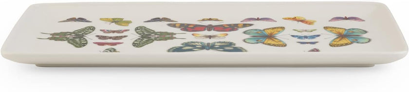 Portmeirion - Plateau rectangulaire blanc Botanic Garden Harmony Accents | 33 x 19 cm