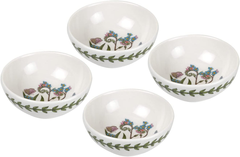 Portmeirion - Botanic Garden Low Bowl (Set of 4-FORGET ME NOT) - 3.75 Inch