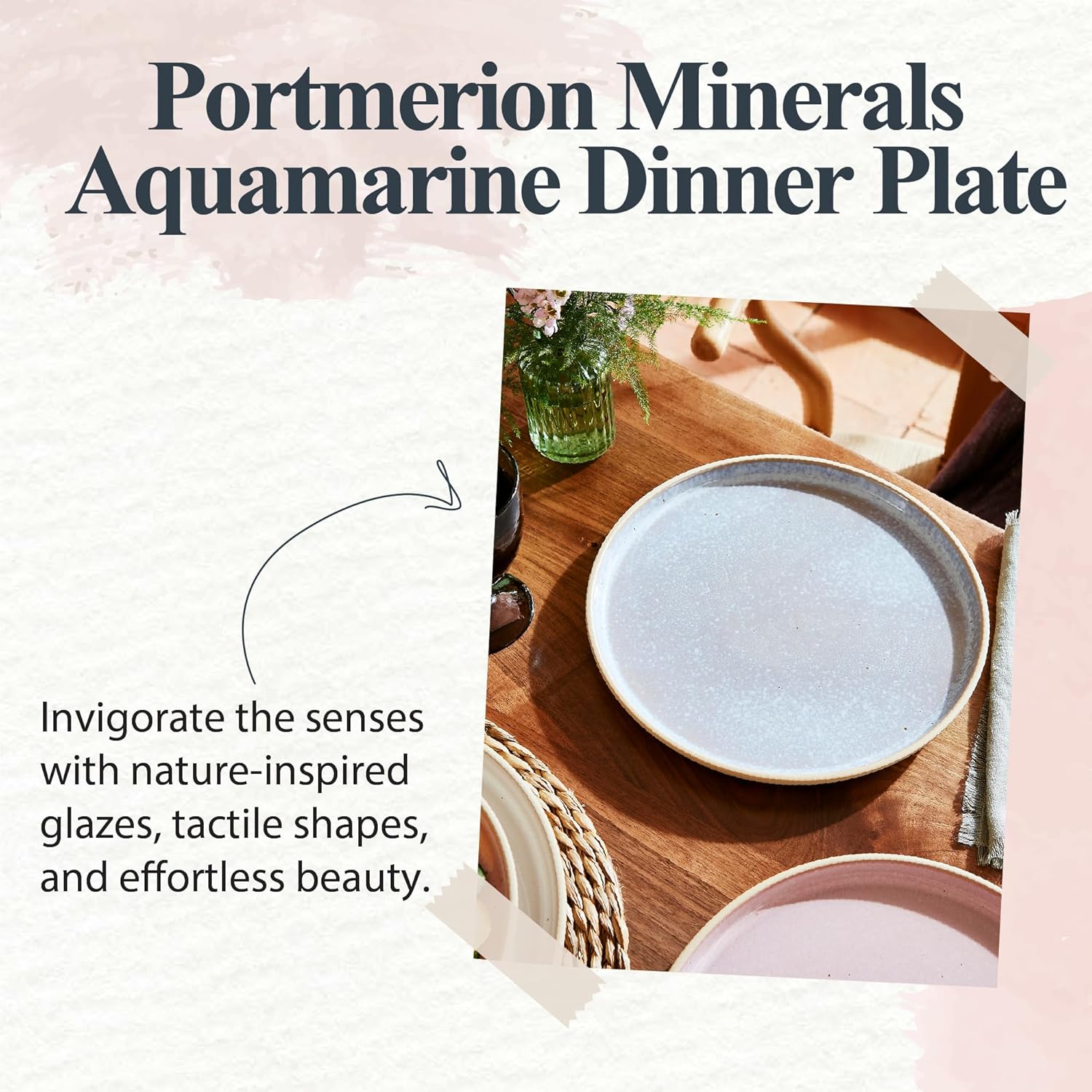Portmeirion - Minerals Dinner Aquamarine | 10.5 in