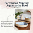 Bol de service bas Minerals de Portmeirion - Aquamarine | 8,7 pouces