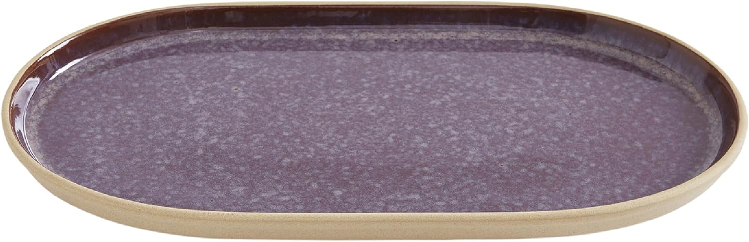 Portmeirion - Minerals Medium Oval Platter - Amethyst | 12 in