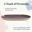 Portmeirion - Minerals Medium Oval Platter - Amethyst | 12 in