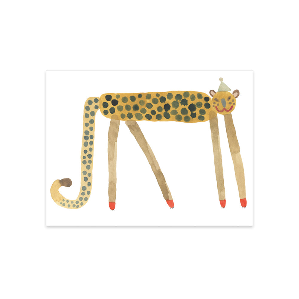 Poster 30x40 - Smiling Leopard Elvis - Moira Frith - Multi