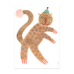 Poster 50x70 - Standing Leopard Elvis - Moira Frith - Multi