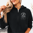 Prairie Lily Line Art Unisex Zip Up | Saskatchewan Apparel
