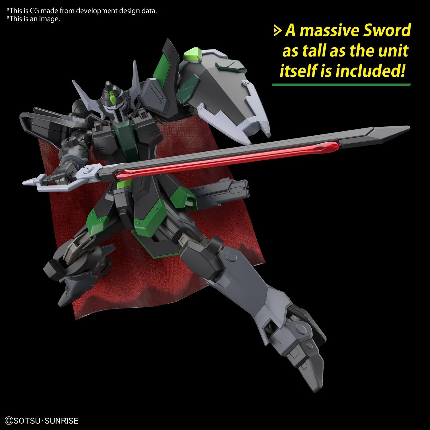 HG 1/144 Black Knight Squad Rud-ro.A (Griffin Arbalest Custom)