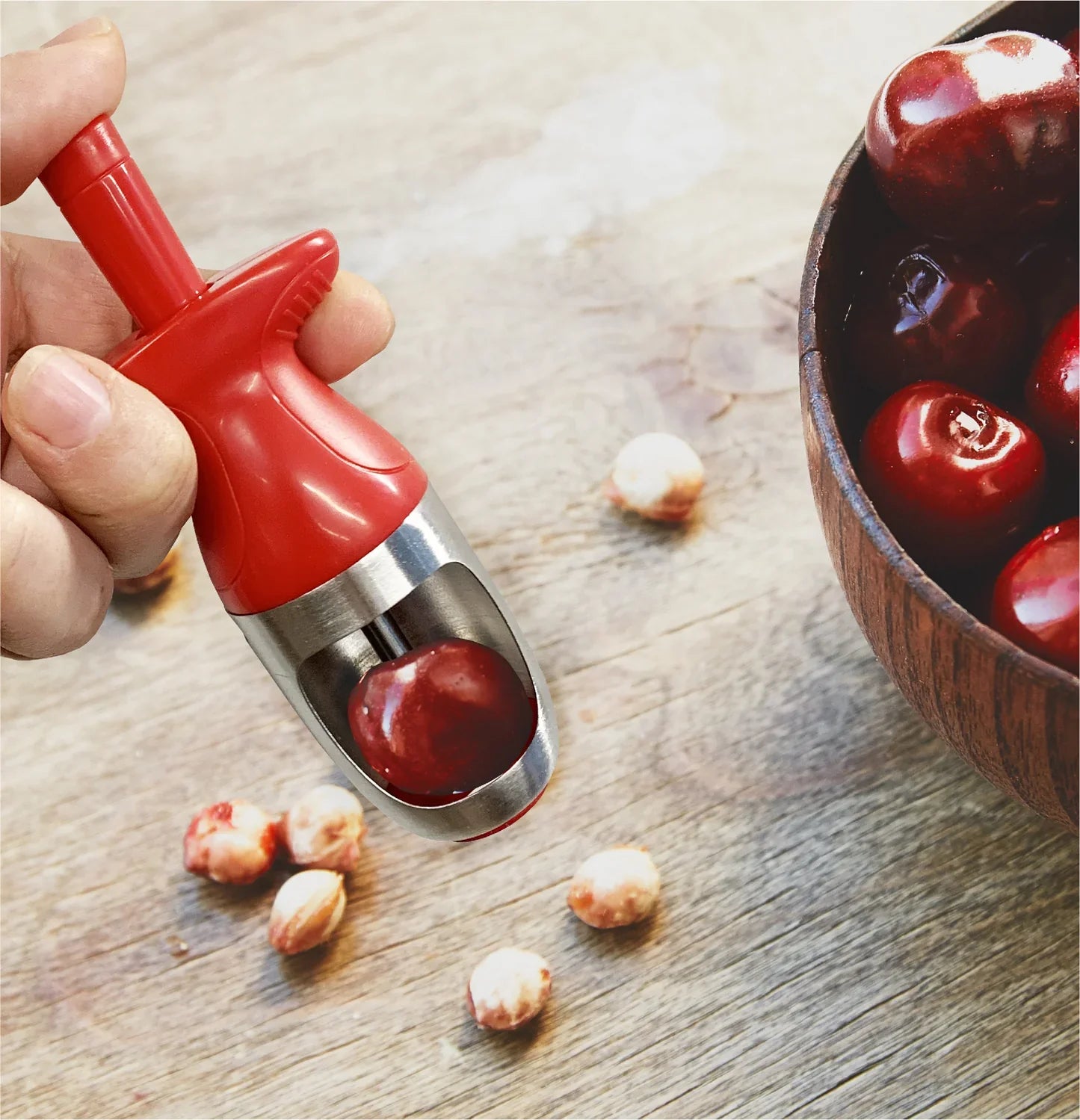 Prepara - Cherry Pitter Red