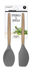 Prepara - Silicone Spoonula & Spatula 2/St Set