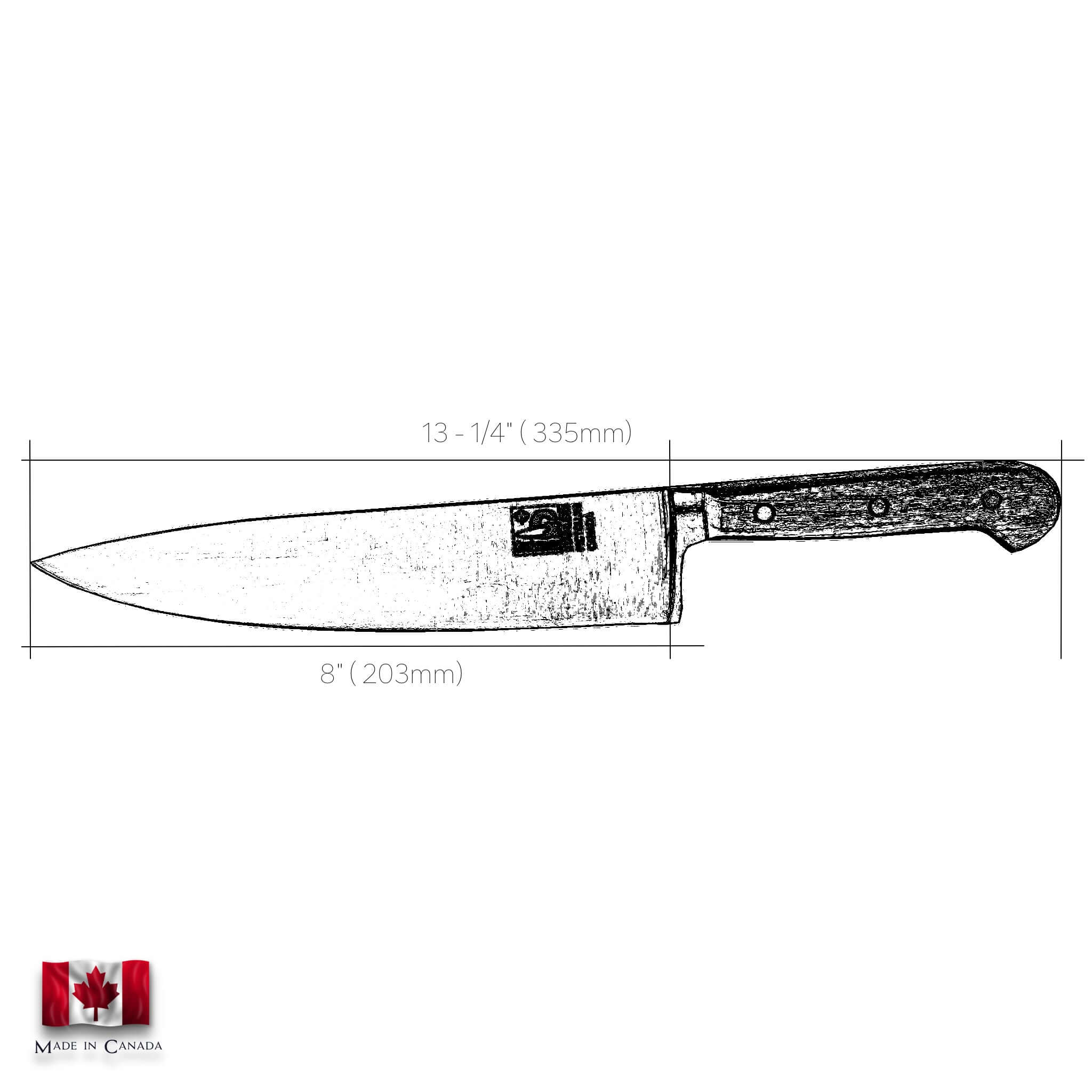 Forged Heavy Chef Knife 8