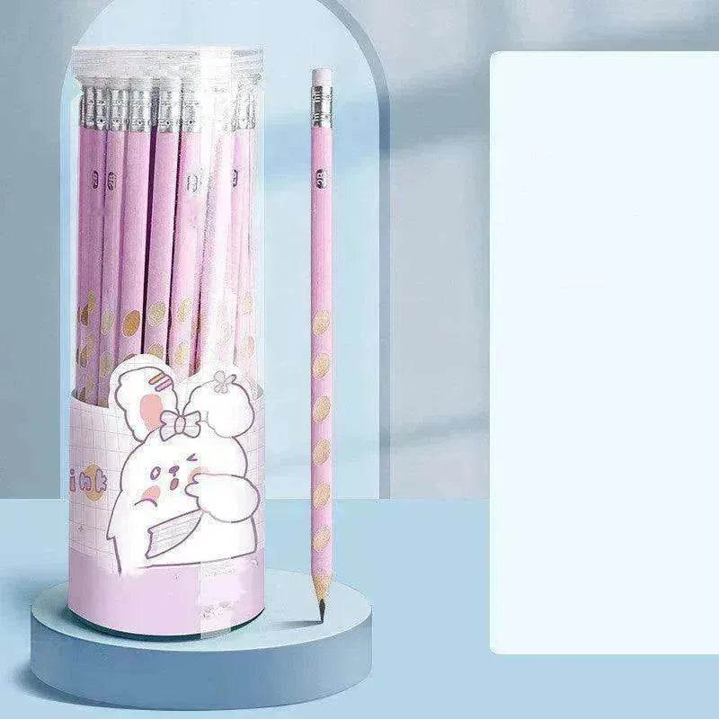 Primary School Students Use Hole-shaped Pencils To Correct Their Grip