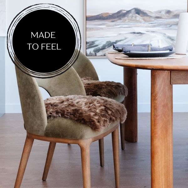 Shorn Brown Icelandic Sheepskin Chair Pad