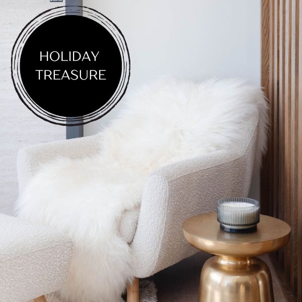 White Double Icelandic Sheepskin