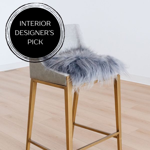 Silver Icelandic Sheepskin Chair Pad