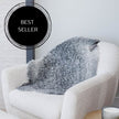 Grey Short Wool Gotland Sheepskin