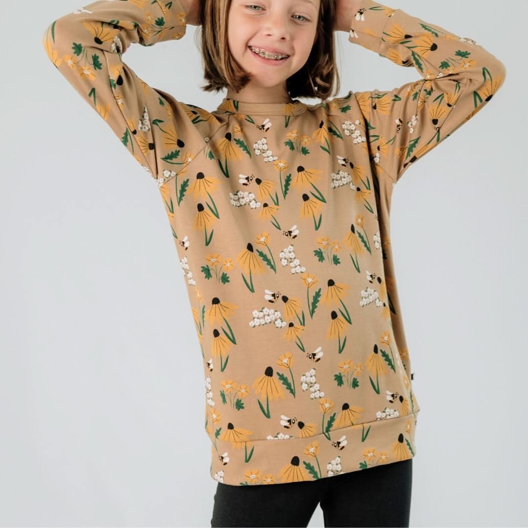 Youth Bamboo Raglan Pullover | Adventure