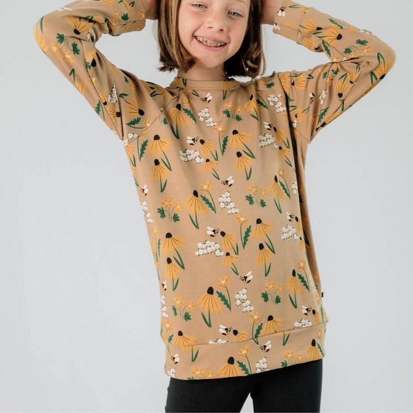 Youth Bamboo Raglan Pullover | Adventure