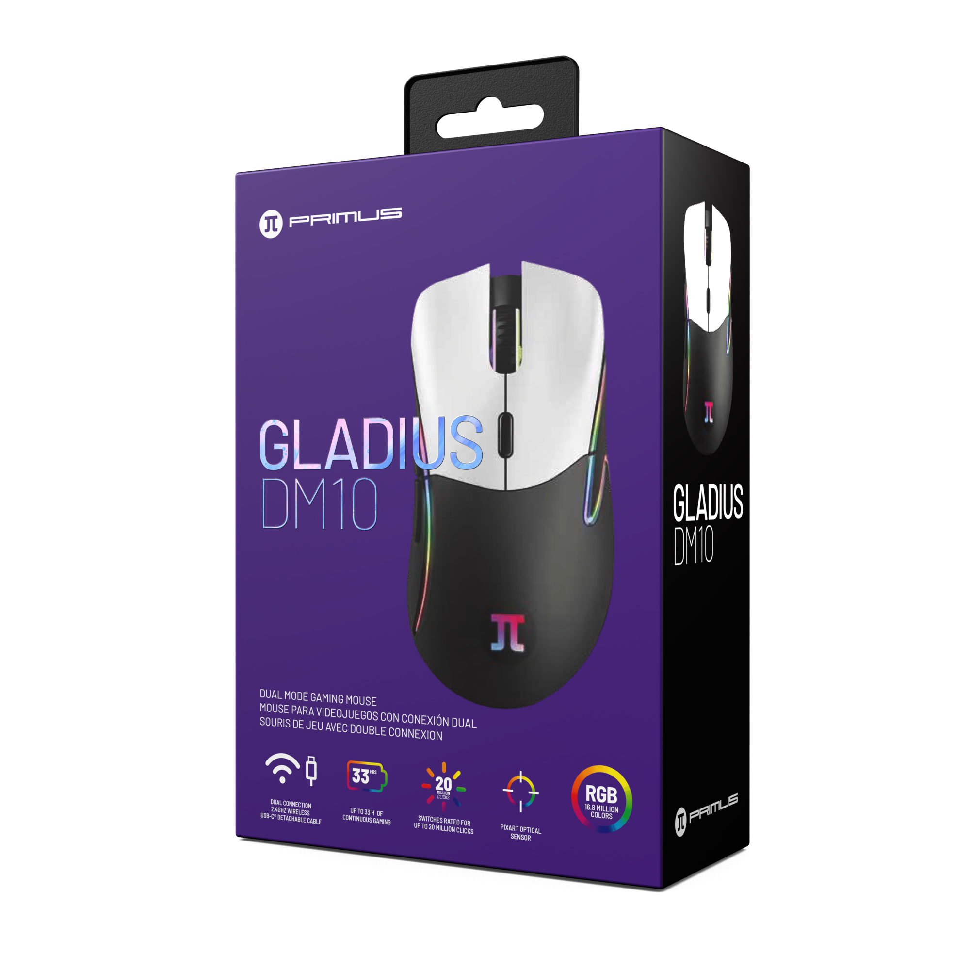 Primus - Souris Gaming - GLADIUS DM10 (PMO-W203)