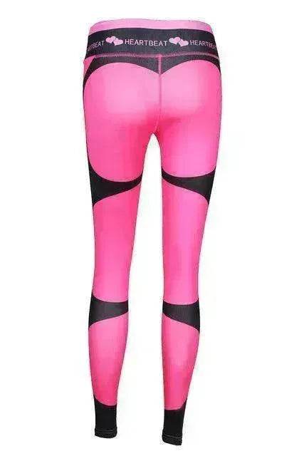 Print patchwork yoga leggings