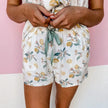 Women's Printed Cardigan Short Sleeve Pajamas Set – Single-Breasted Casual Homewear Canada