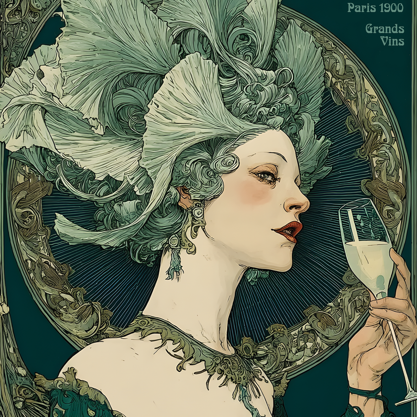 La Lumière Champagne - Poster & Framed Print